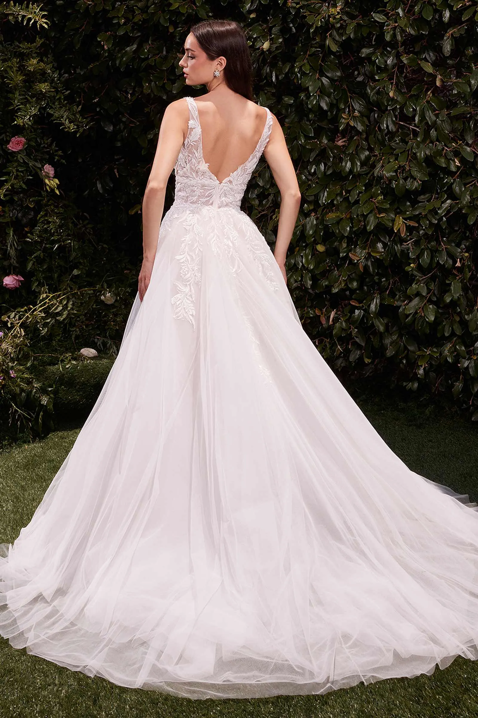 Ladivine CDS511W Dress Lace and Tulle Bridal Ball Gown